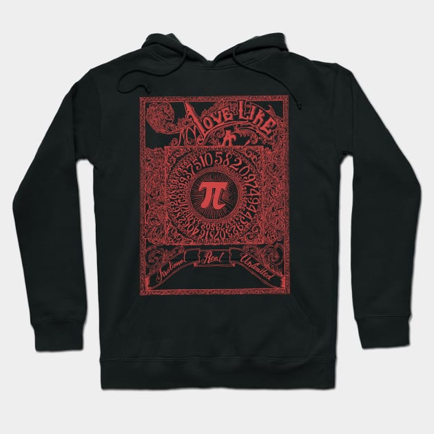 Vintage Pi Ornament Hoodie by donangelo